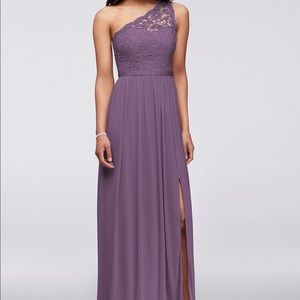David’s Bridal Wisteria bridesmaid dress